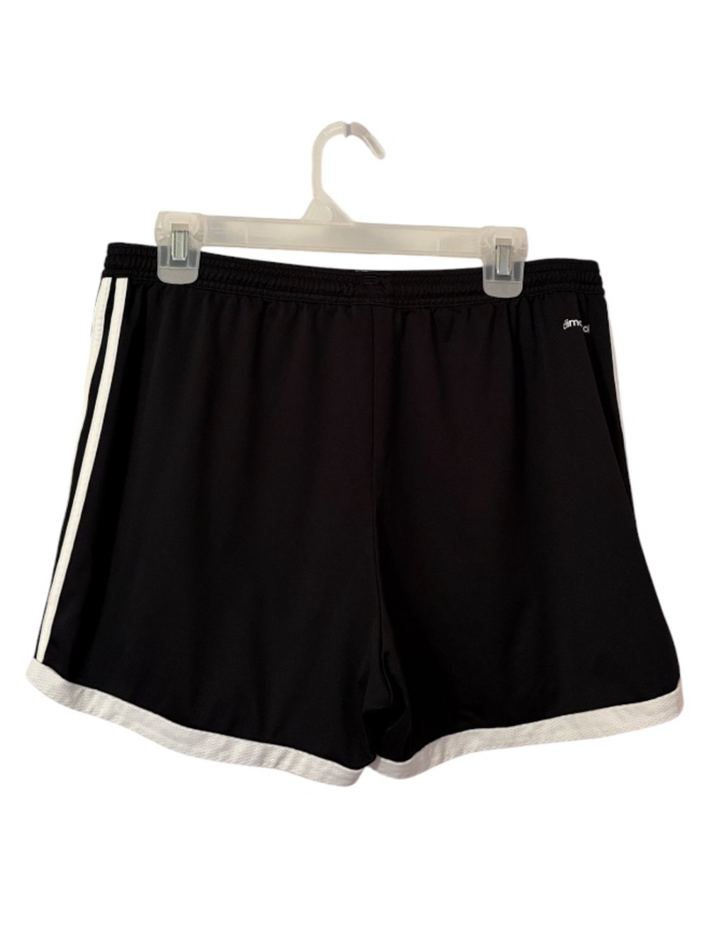 Adidas Climacool Black & White Logo Athletic Shorts - Picture 2 of 12